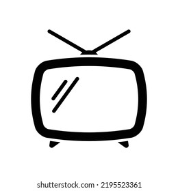 television icon vector design template in white background