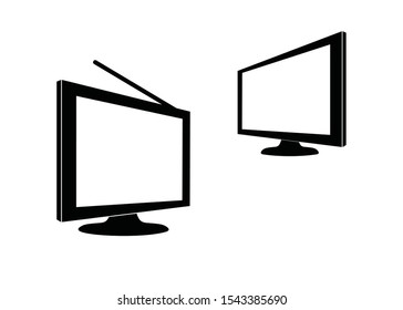 television icon vector. gadget or electronic equipment symbol