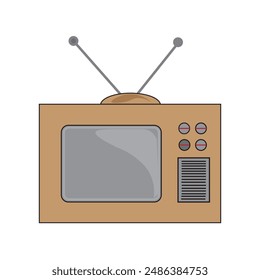 TV-Ikone Vektorillustration Design Vorlage