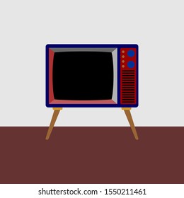 Television icon. Vector illustration. EPS 10.
