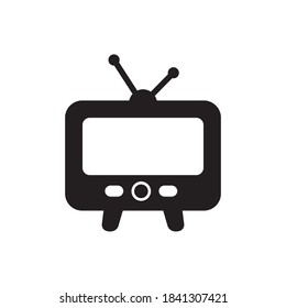 Television Icon Vector Illutstration Flat Design