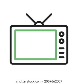 Television icon vector image. Can also be used for Physical Fitness. Suitable for mobile apps, web apps and print media.