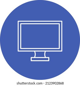 Television icon vector image. Can also be used for web apps, mobile apps and print media.