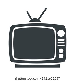 Television icon vector on trendy design
