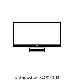 Television icon vector sign