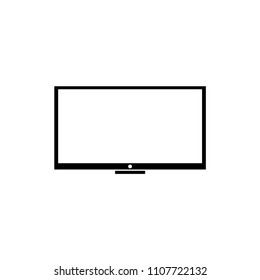 Television icon vector sign