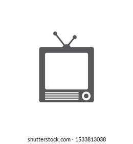 Television Icon vector sign isolated for graphic and web design. Tv symbol template color editable on white background.