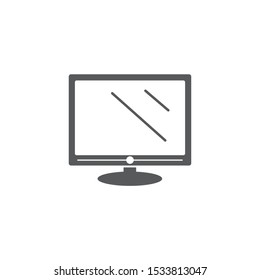 Television Icon vector sign isolated for graphic and web design. Tv symbol template color editable on white background.
