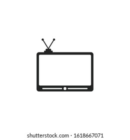 Television Icon vector sign isolated for graphic and web design. Tv symbol template color editable on white background