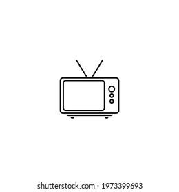 television icon vector sign symbol