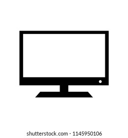 Television icon vector icon. Simple element illustration. Television symbol design. Can be used for web and mobile.