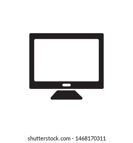 television icon vector symbol template