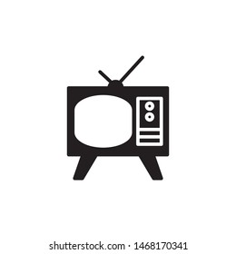 television icon vector symbol template