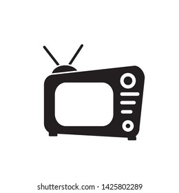 television icon vector template design