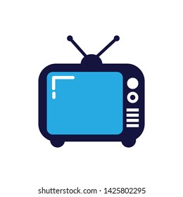 television icon vector template design