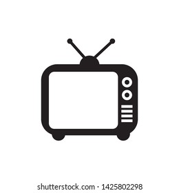 television icon vector template design