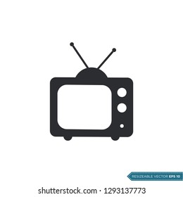 Television Icon Vector Template Illustration Design