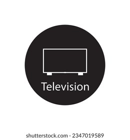 diseño de logotipo de ilustración de plantilla de icono de televisión