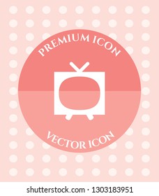 Television Icon for Web, Applications, Software & Graphic Designs.