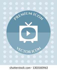 Television Icon for Web, Applications, Software & Graphic Designs.