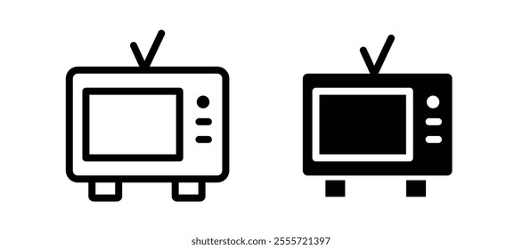 Television icons for web ui designs
