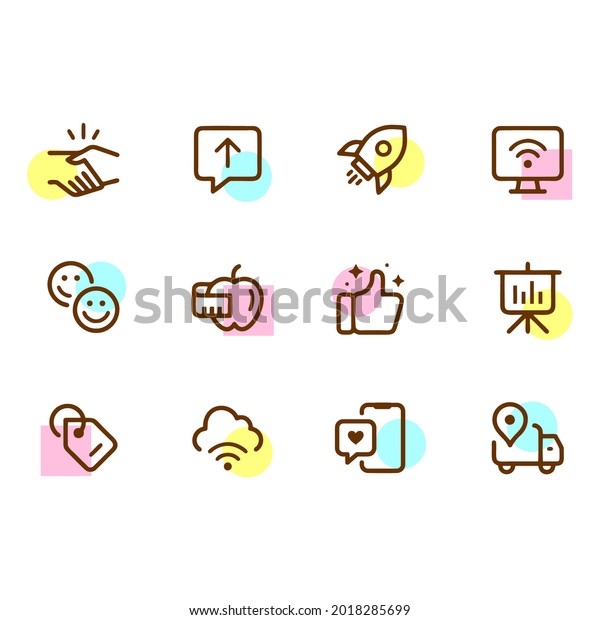 Television or\
internet Icons - Smart Line\
Series