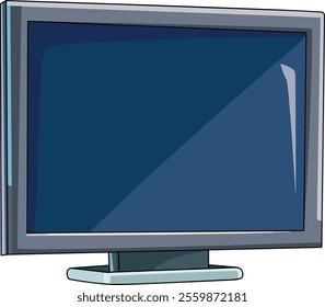 Television isolated on white background