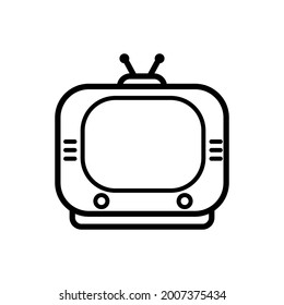 Vektorgrafik-Design für Fernsehlinien