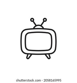 television line icon. high quality icons suitable for business graphic assets, internet, web design, applications, picture books, software, print media, etc. EPS 10 vector icon on a white background.