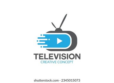 vector de icono de televisión aislado