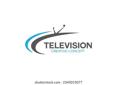 vector de icono de televisión aislado