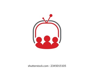 vector de icono de televisión aislado