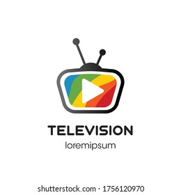 television logo symbol or icon template