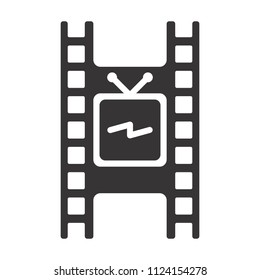 television logo. tv icon. screen symbol.vector eps 08.
