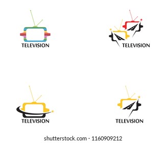 television logo vector template