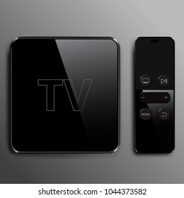 Television multimedia box with remote controller