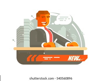 Television news presenter