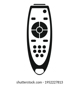 Television remote control icon. Simple illustration of Television remote control vector icon for web design isolated on white background