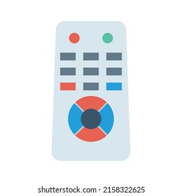television remote Vector icon which is suitable for commercial work and easily modify or edit it

