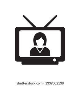Television reporter Icon