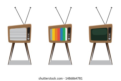 Television Retro Design Vector Illustration