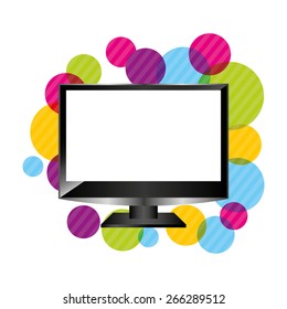 television screen design,vector illustration eps10 graphic