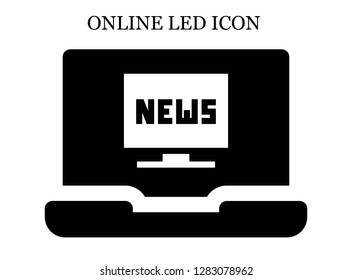 Television search icon. Editable Television search icon for web or mobile.