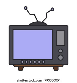 Television set icon
