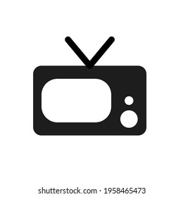Television. Simple vector icon. Vector illustration.