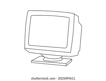 television sketch for watching and playing games
