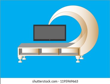 television stand vector design, furniture design, table design, cabinets vector drawing, wooden wardrobe,living room set