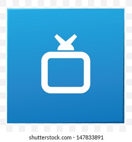 Television symbol,vector