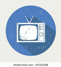 Television symbol,vector