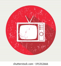 Television symbol,vector